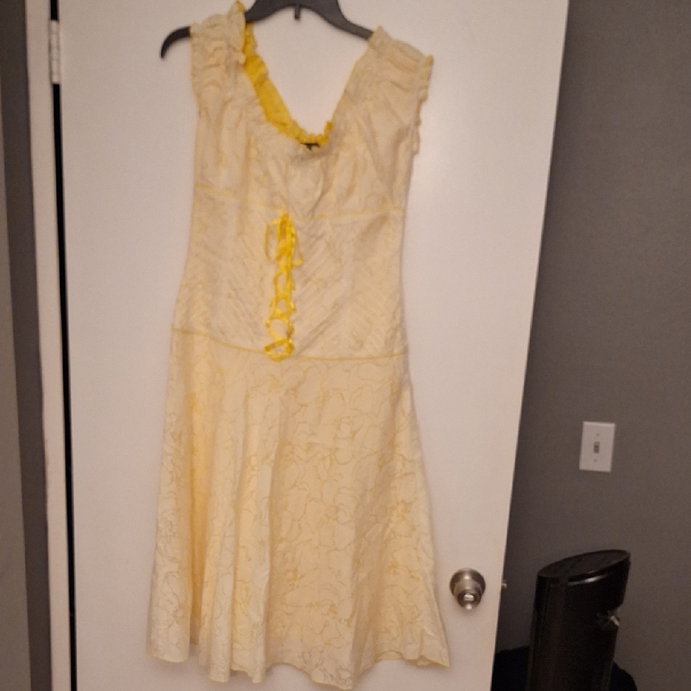 Victoria's Secret Yellow Midi Dress